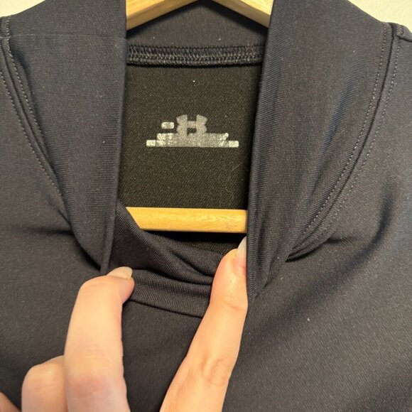 ColdGear® Mock Neck Long Sleeve Small Black - Picture 2 of 5